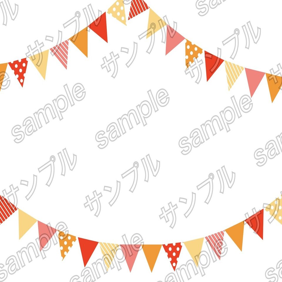 フリー素材 カラフル三角フラッグフレーム Designbeginner Note