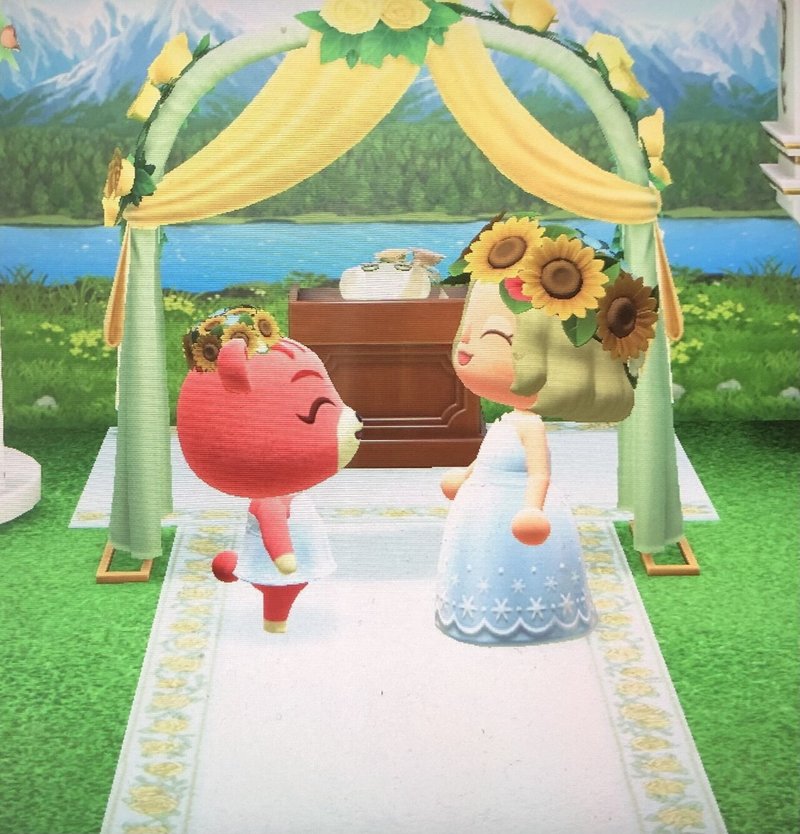 あつ森の推しと結婚式を挙げました のいず Note