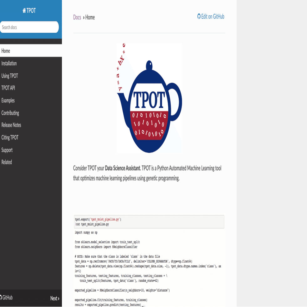 Python TPOT AutoML