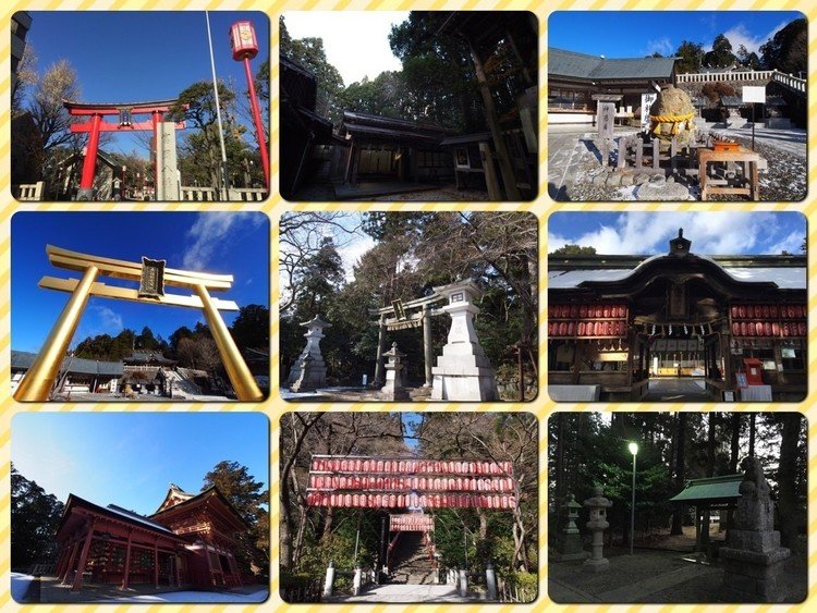 2017.12.09 #東京都江東区 #富岡神社 
2017.12.17 #静岡県 #秋葉山本宮秋葉神社下社 ・ #秋葉山本宮秋葉神社上社 ・通りすがりの #二所宮神社 ・通りすがりの #吊り橋 
2017.12.30 #宮城県 #塩釜神社 ・ #大崎八幡神社 
あ‼︎ #川崎市 #月読神社 は、2018.01.02でした(＞＜)

まとめ方が雑かもしれないけど、そこはスルーで‼︎