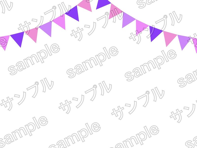 フリー素材 カラフル三角フラッグフレーム Designbeginner Note