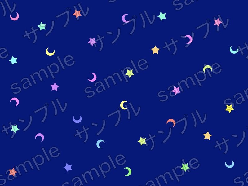 フリー素材 フラット星 月背景 フレーム Designbeginner Note