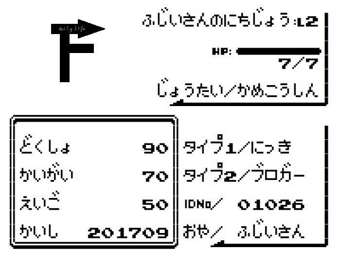 私のポケモンステータス風カード ふじいさん Note 私のポケモンステータス風カード ふじいさん Note