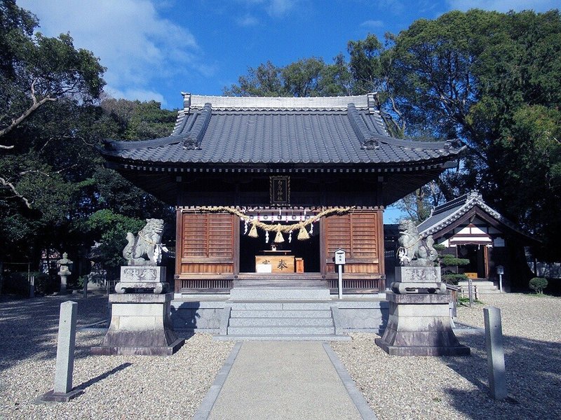 3大和町　白鳥神社拝殿