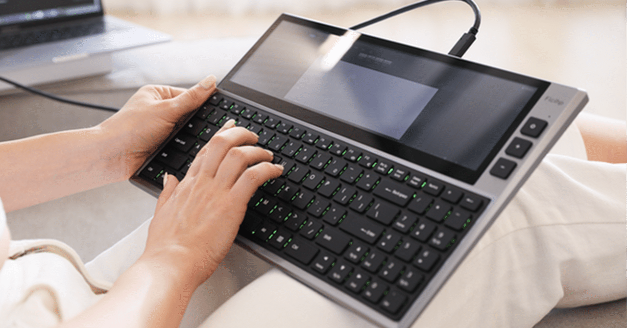 FICIHP タッチディスプレイ一体型メカニカルキーボード めちゃワクワクするじゃんか！ 12.6インチタッチディスプレイ
