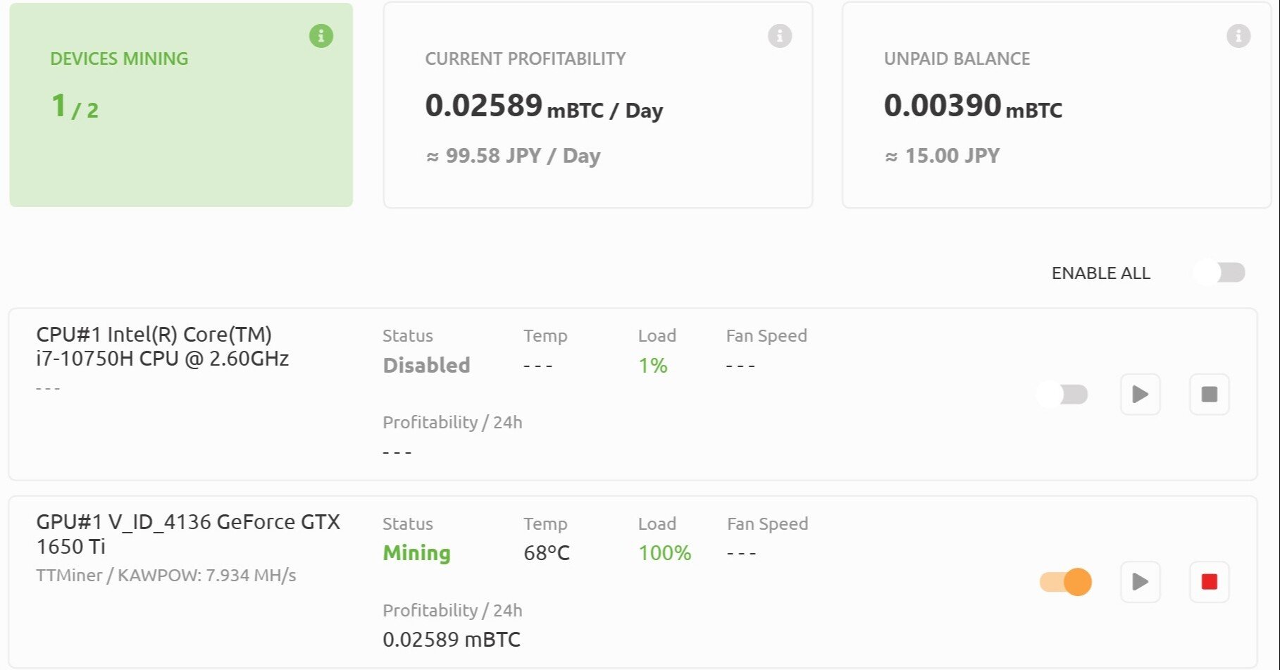 必要最小スペック「GeForce GTX 1650 Ti」でビットコインマイニングを試してみた！｜NEO TOKYO TV