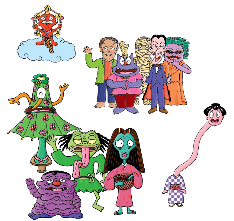 夏といえば妖怪 かいけつゾロリ の中の妖怪たち ーー新刊 ゾワゾワゾクゾク ようかいまつり ができました ポプラ社 こどもの本編集部 Note