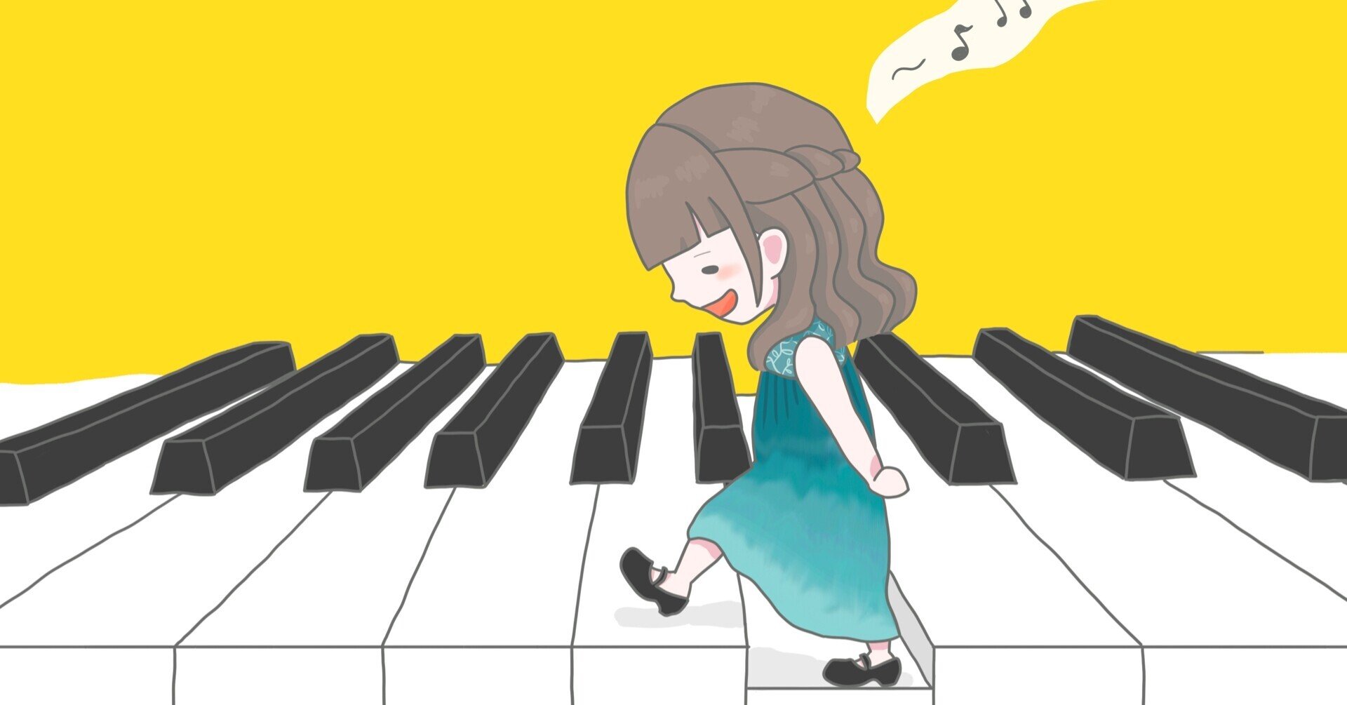 弾けないけれど ピアノがすき 徳 望 とくぼー イラストレーター Note 弾けないけれど ピアノがすき 徳 望 とくぼー イラストレーター Note