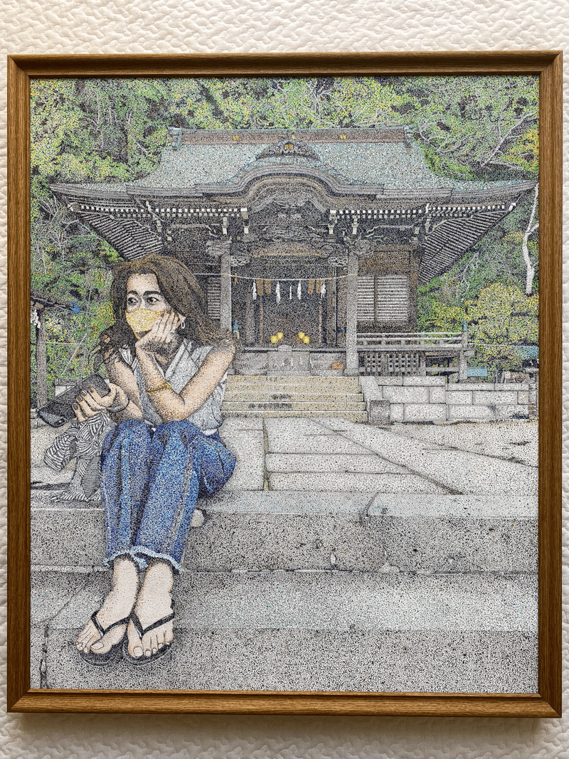 第17回世界絵画大賞展21に入選しました 点描画家 キャル Note 第17回世界絵画大賞展21に入選しました 点描画家 キャル Note