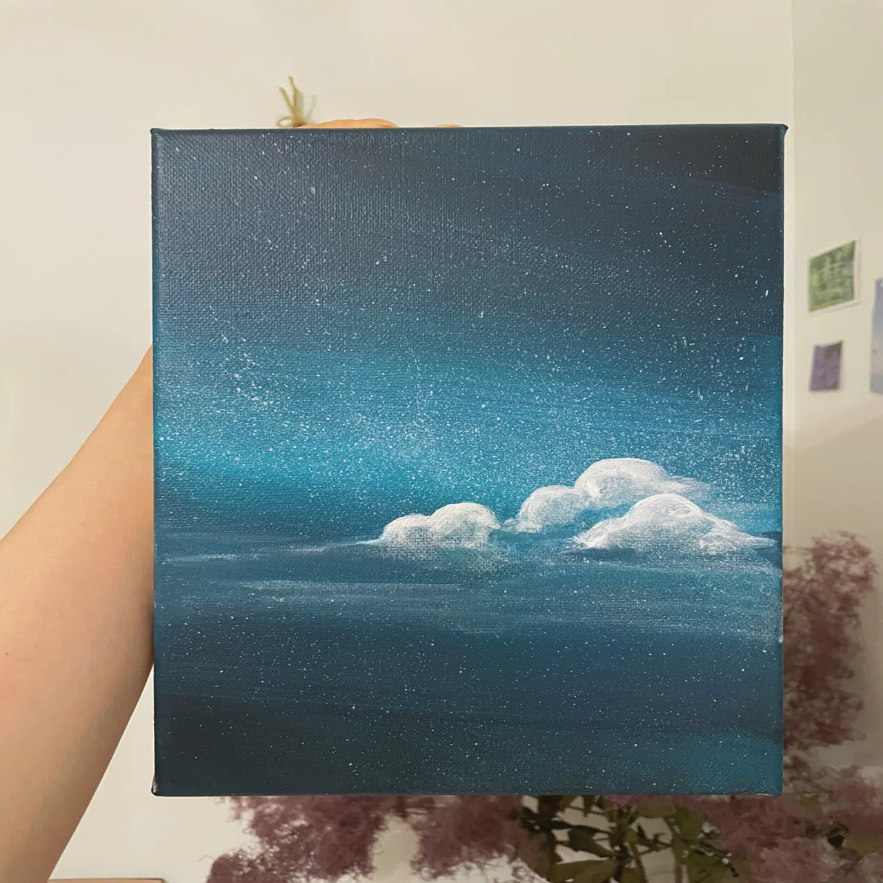 アクリル風景画始めました｜amaneko__