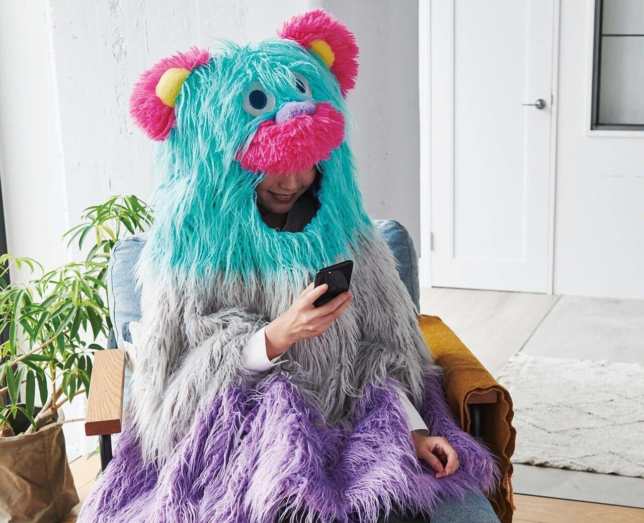 美品★かわいいカンパニー フェリシモ だれでもルーミーモンスター パーカー 1 KAWAII COMPANY カワイイでみんなをハッピーに！だれでも