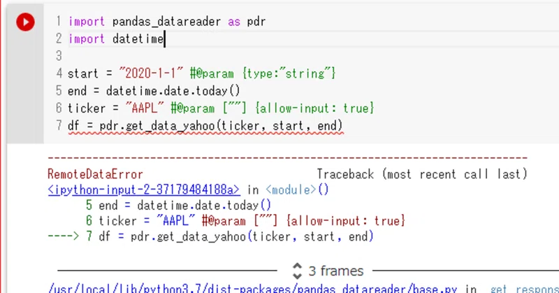 Python pandas datareader note Python pandas datareader note