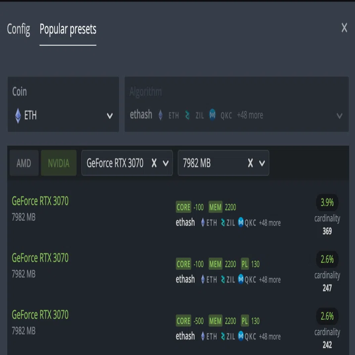 Hiveosでの各グラフィックボードごとのオーバークロックのおすすめ 設定一覧 Windowsでも参考にはなるよ 日本でのマイニングについて情報徹底公開 Note