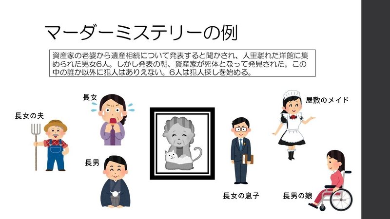 マーダーミステリー業界の概観 前編 マーダーミステリーはどんなゲームなのか にっしー Note