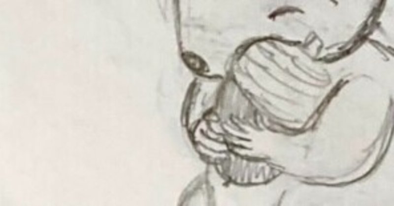 鉛筆ラフ O にじゅうなな ぎゅ まるほ 絵本作家目指して Note