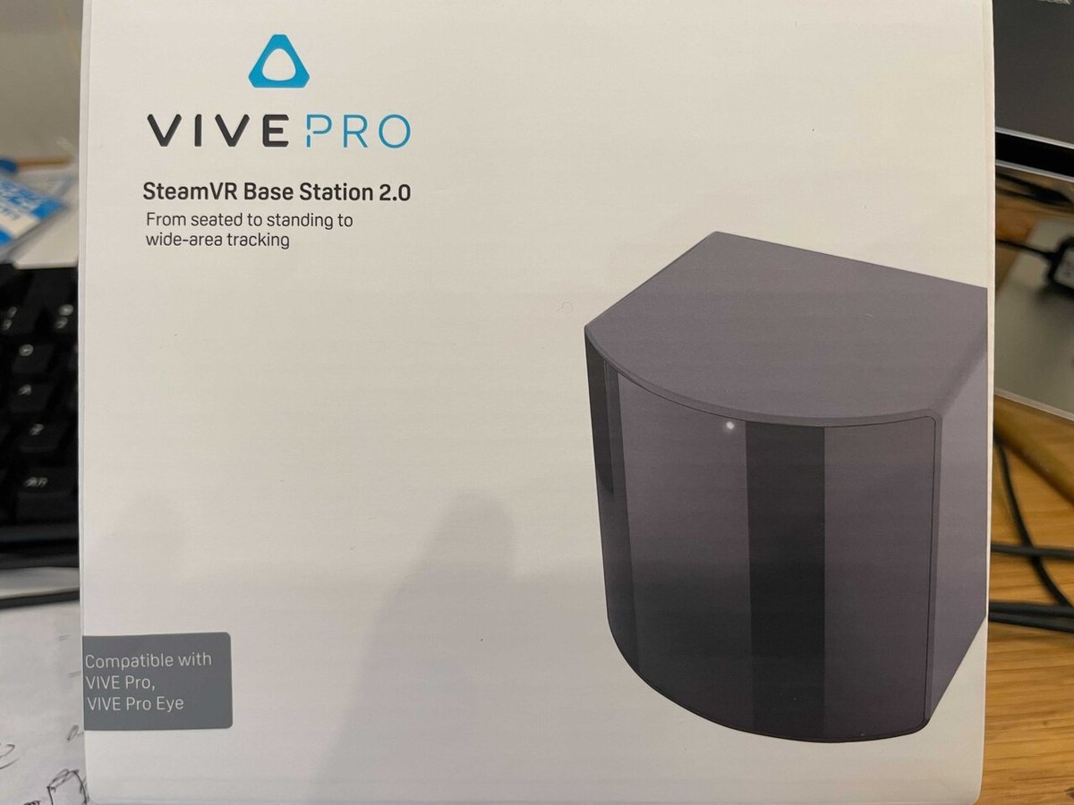 VIVE pro] トラッカーとベースステーションのみの利用での初回 