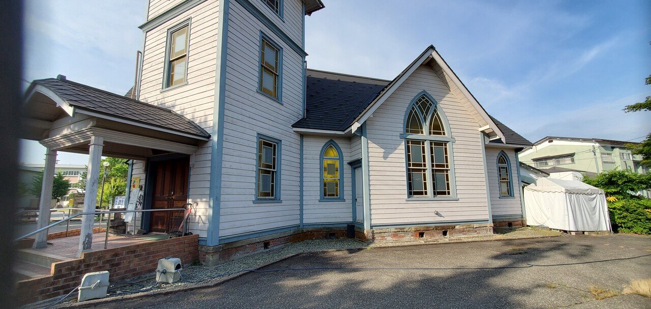 野口英世とヨネ子と日本基督教団若松栄町教会 散歩ぷらり Note