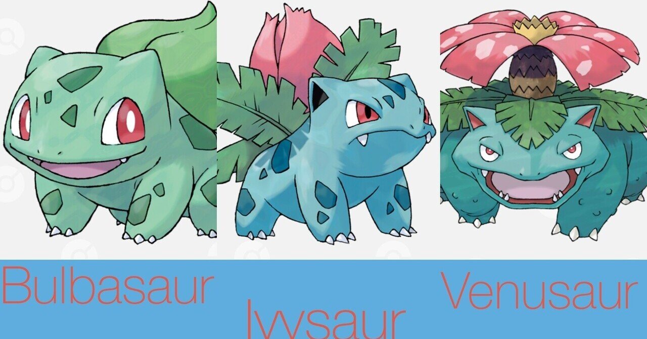 ポケモンの英語名全部覚える日記 第1世代前編 リユルン Note ポケモンの英語名全部覚える日記 第1世代前編 リユルン Note