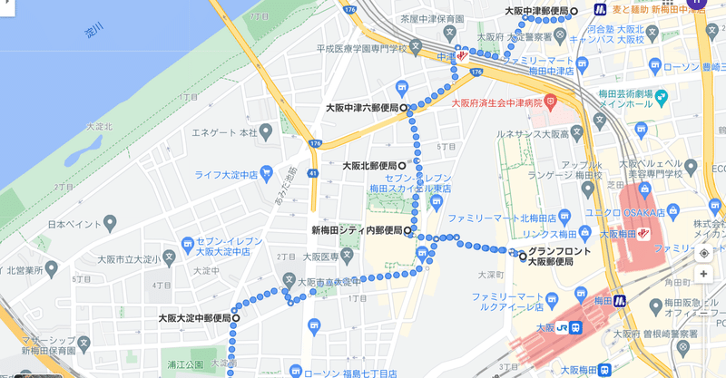 【郵便局探walk@大阪ー#10北区(その4)】