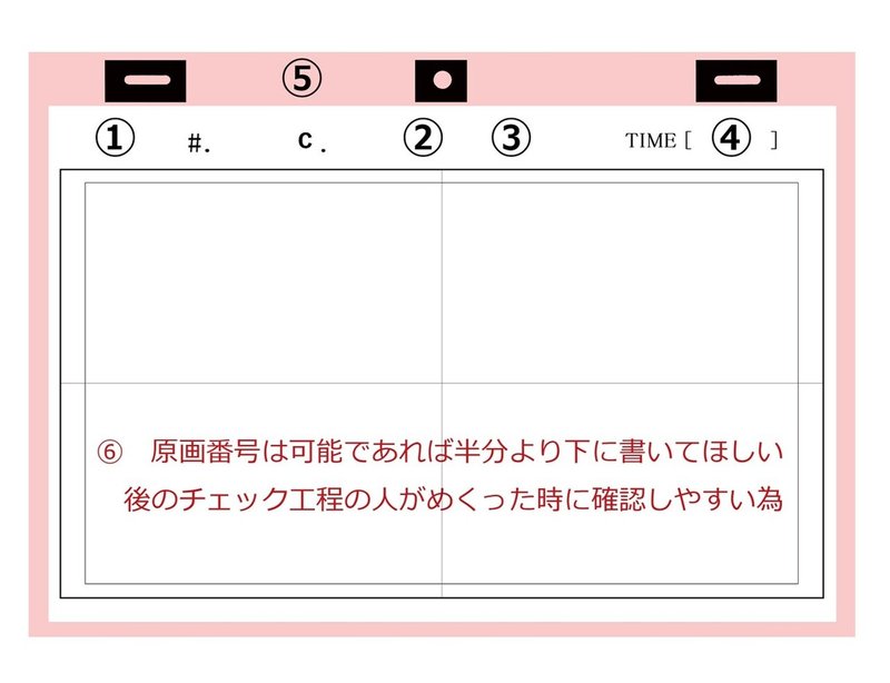 基礎 レイアウト用紙への指示書き 益山亮司 商業アニメ演出家 Note 基礎 レイアウト用紙への指示書き 益山亮司 商業アニメ演出家 Note