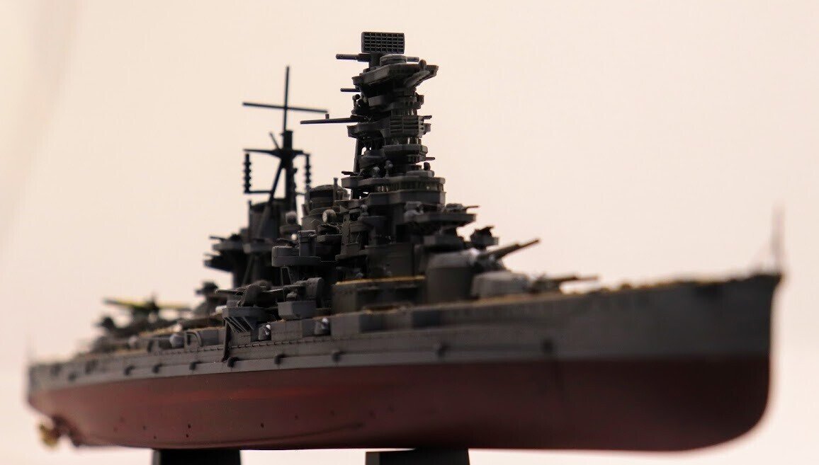 フジミ模型 艦(ふね)NEXT シリーズ 戦艦『榛名』」製作記⑥ 建造