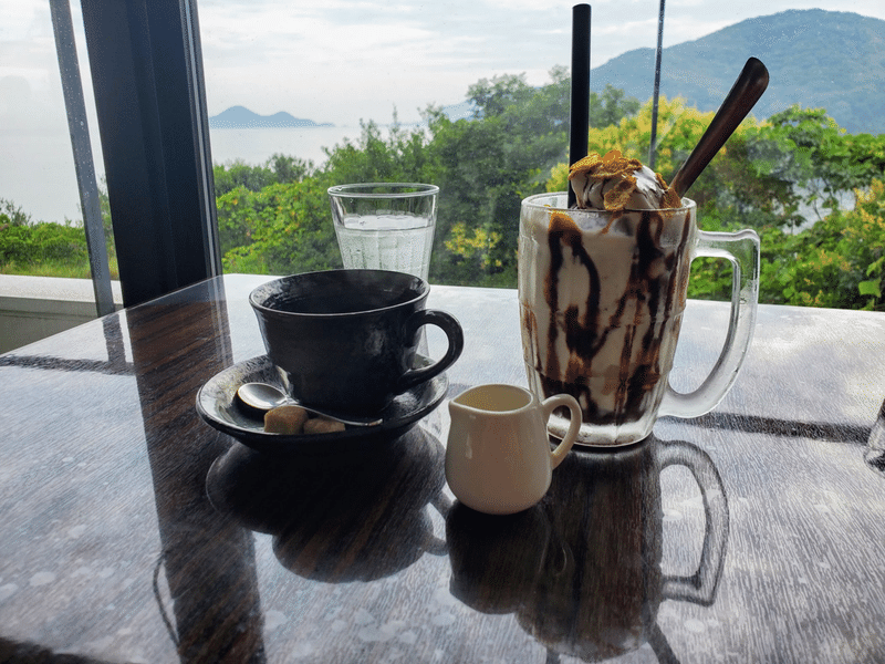 コーヒー バナナシェイク