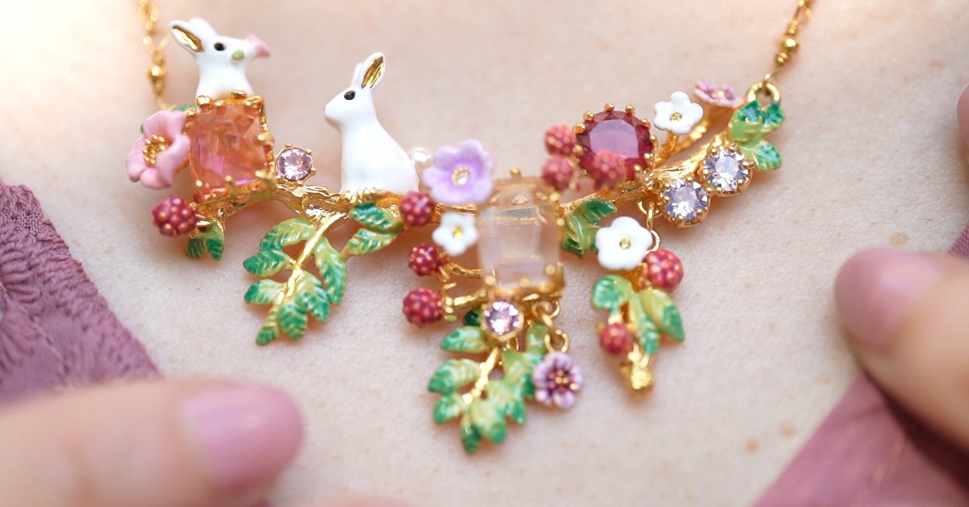 Les Nereides (レネレイド) 白い生き物を集めてみた ネックレス編