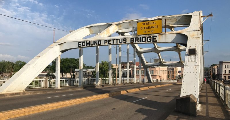 Edmund Pettus Bridge, Selma, Alabama（血の日曜日事件の地）