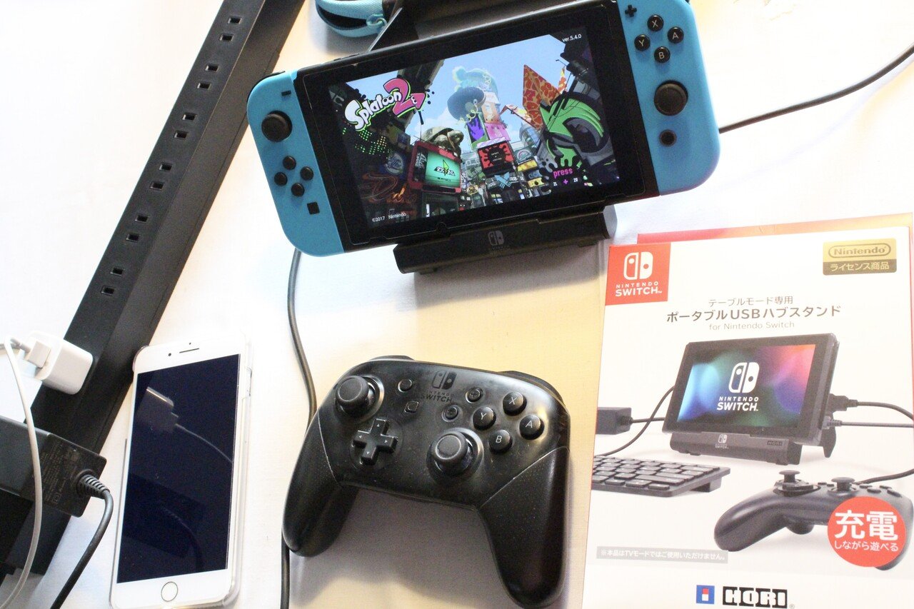 Horiの任天堂ライセンス商品 テーブルモード専用 ポータブルusbハブスタンド For Nintendo Switch Hori Jp Products Nsw Usb Hub Sta 空乃さゆる ゲームwebライター Note