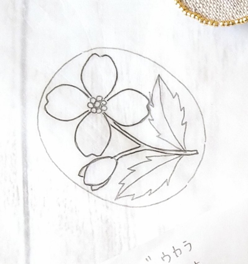 刺繍図案 Apostrophe S 刺繍雑貨作家 Note