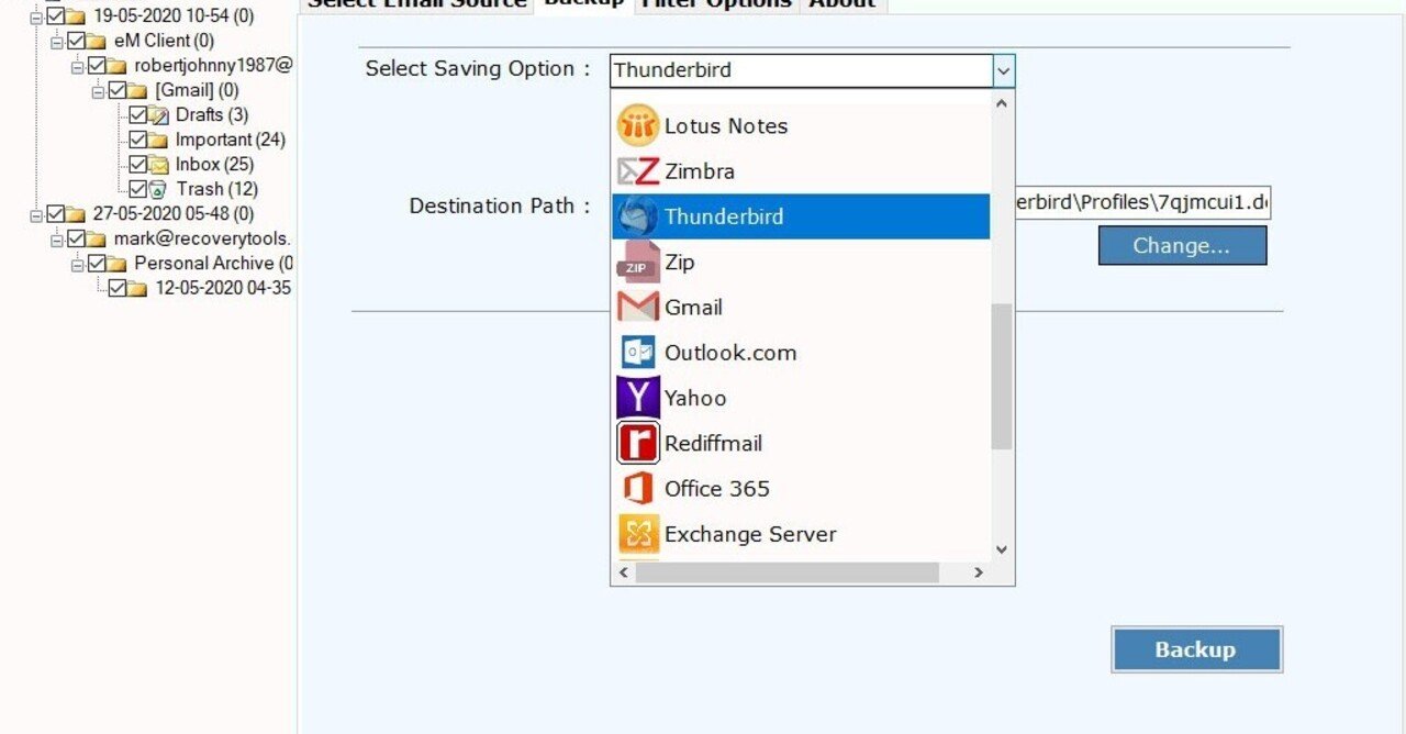 GmailからThunderbird 移行 - GmailデータをThunderbirdデスクトップに移行する方法は？｜mailsware