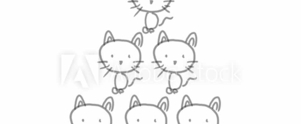 六つ子の子猫ちゃんたちのイラストがadobestockで売れた もしかして色無しイラスト売れるんじゃないか 考察 Koukichi T インスタ速報 ストックフォトグラファー Note