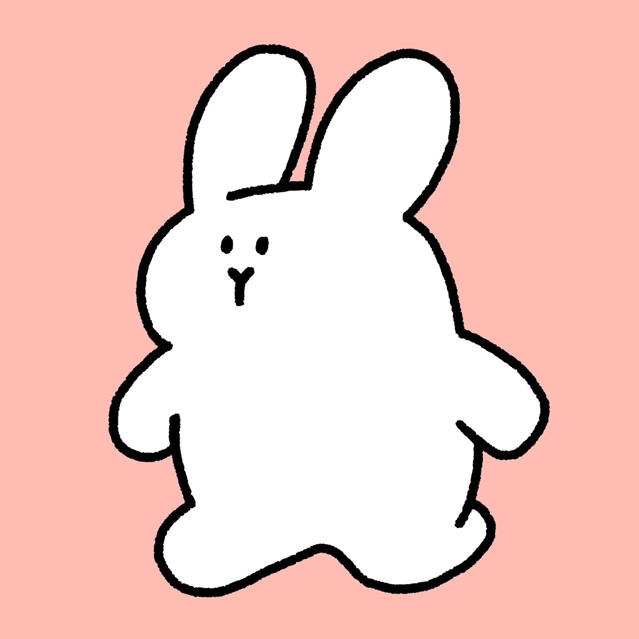 投稿するときに#ハッシュタグをたくさんつけよう(ウサギいっぱい)(100