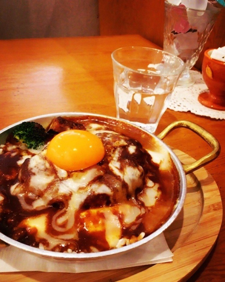 #カフェ帰り #今日のランチ #シエル・ド・フェリブル #ハンバーグドリア #デザート付き #お昼食べるか寝るかの二択 #今日は食欲を選択 #睡魔と格闘 #とりあえず寒過ぎて #これからチャリの日々 #ダイエットになる…といいなw