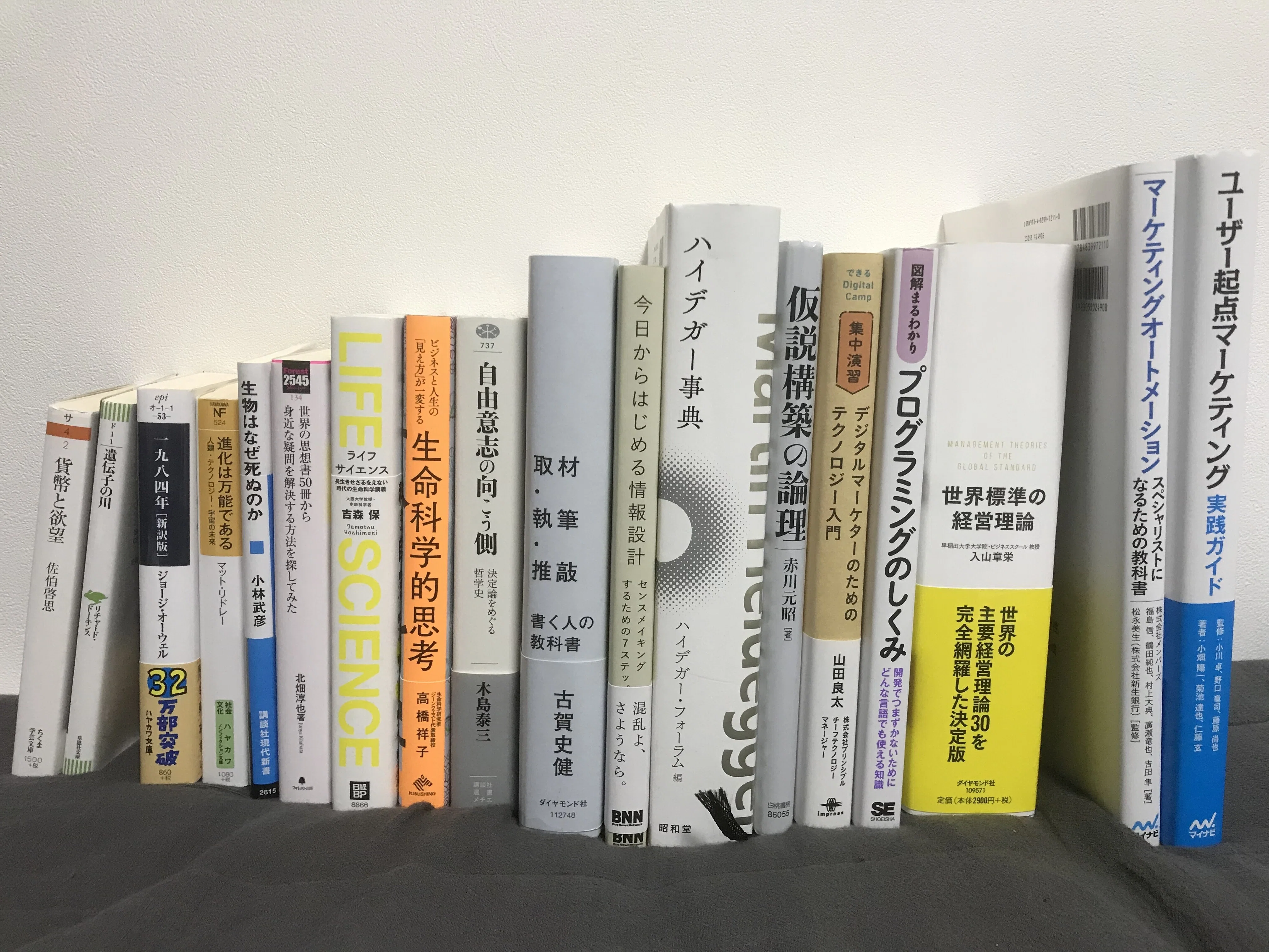 最近買った本です！ 『ハイデガー事典』を買えたのが嬉しい✌️ 他にも 