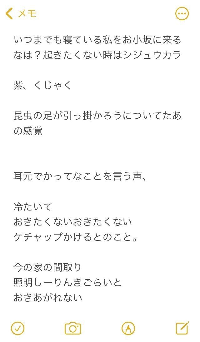 私の寝ぼけた 夢のメモ を全力で解読してみる 日野笙 Sou Hino Note