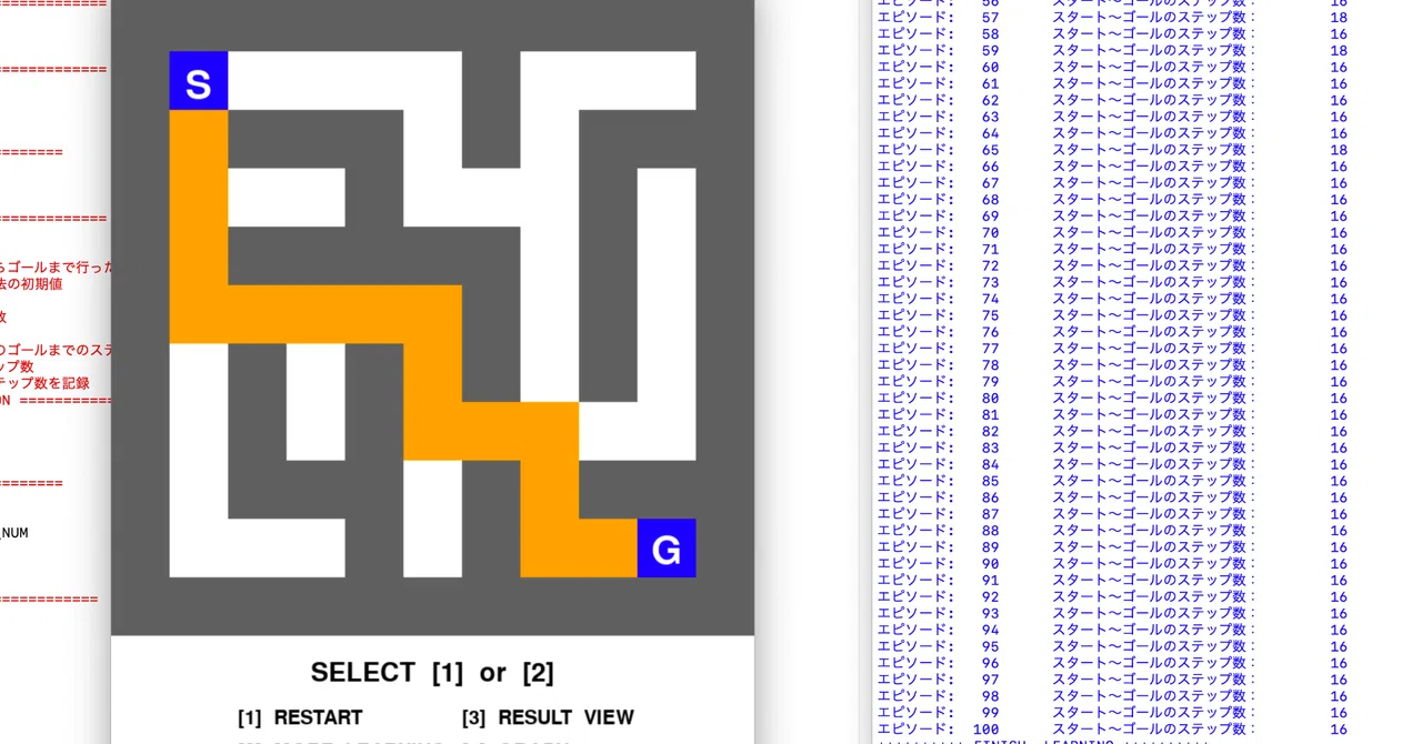 [Reinforcement Learning with Python] I tried creating an AI that ...