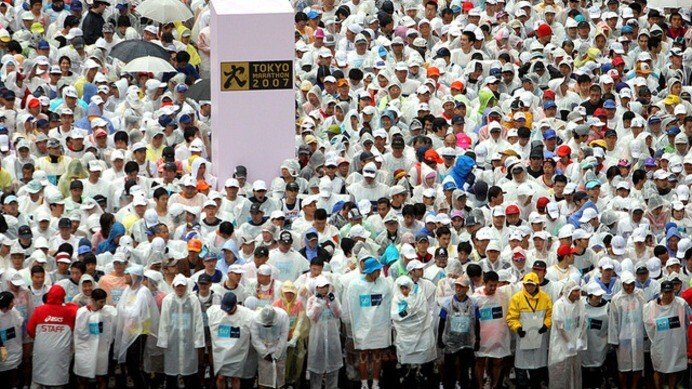 都市型マラソンの夜明け『東京マラソン2007』(2007年2月18日