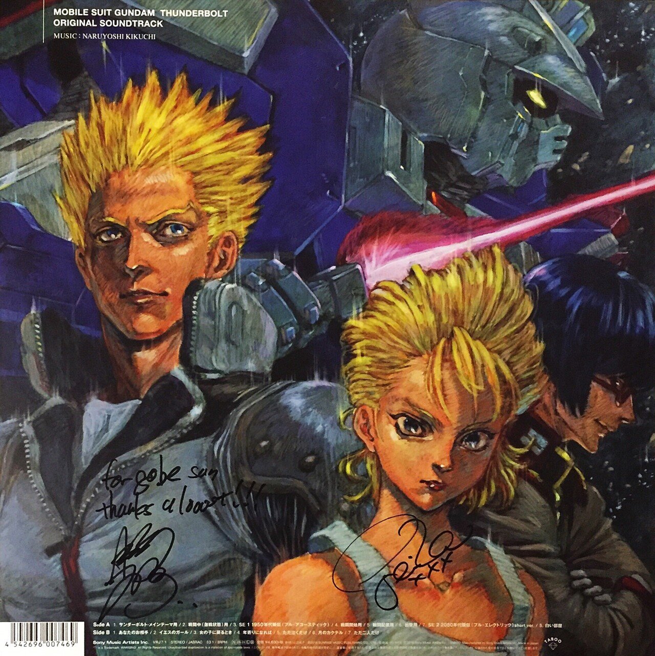 機動戦士ガンダムLPレコード サイン入り｜CD・DVD・ブルーレイ