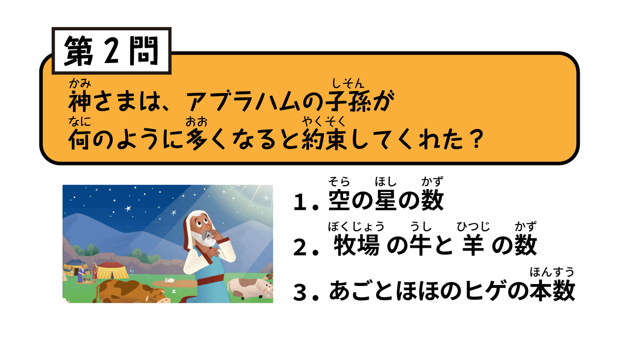 7/18(49時間目)アブラハムの召命|こども聖書クラスオンライン 7/18(49時間目)アブラハムの召命|こども聖書クラスオンライン
