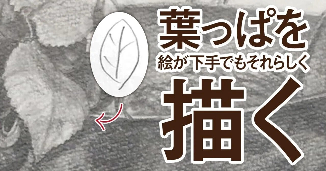 初心者 絵が下手でもできるデッサン 描き方のコツ 葉っぱ編 ふゆはる Fuyuharu イラストレーター クラファン目標達成 Note 初心者 絵が下手でもできるデッサン 描き方のコツ 葉っぱ編 ふゆはる Fuyuharu イラストレーター クラファン目標達成 Note