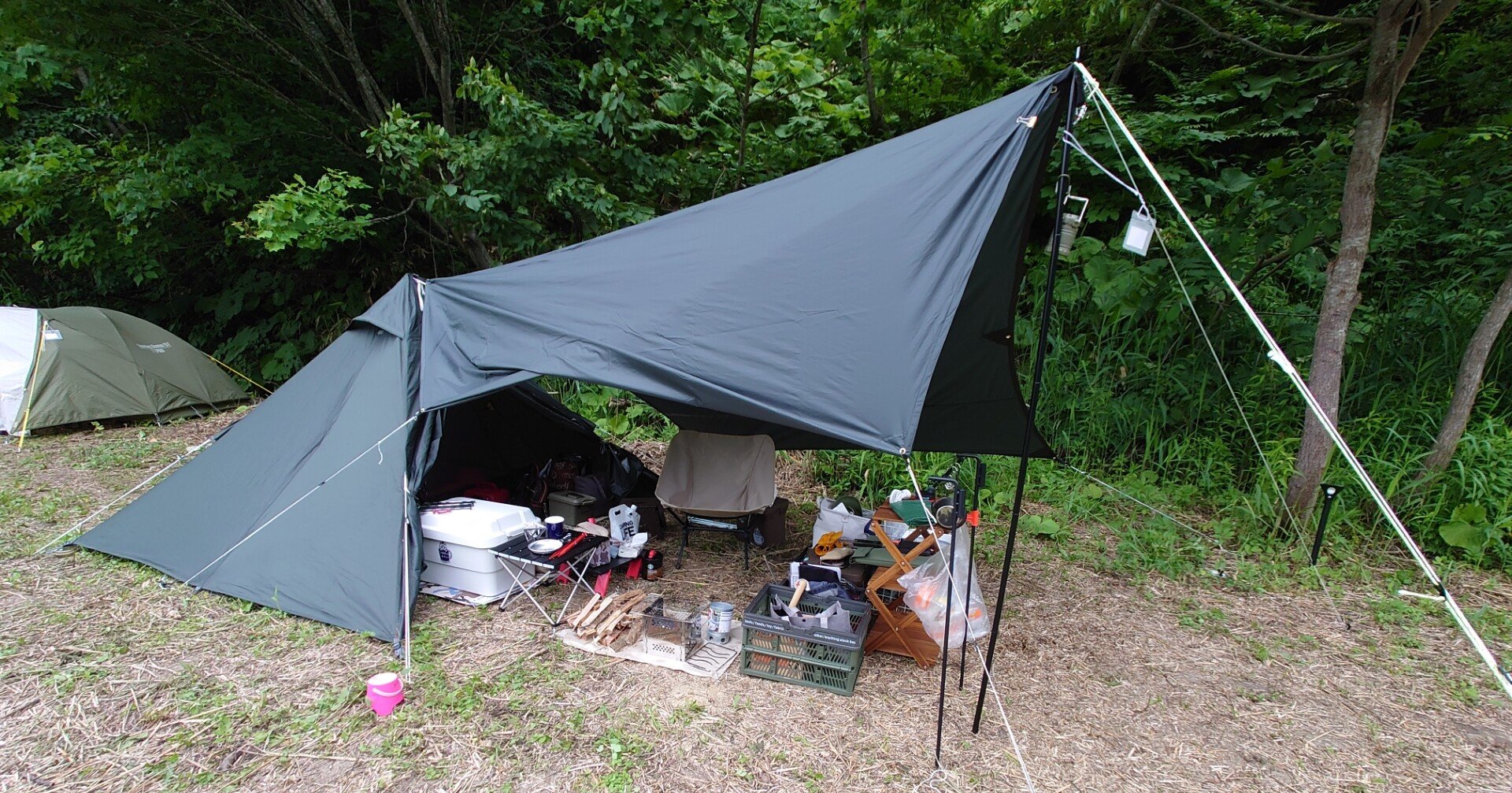 ソロキャンプ、デビューを果たす②｜うえこ