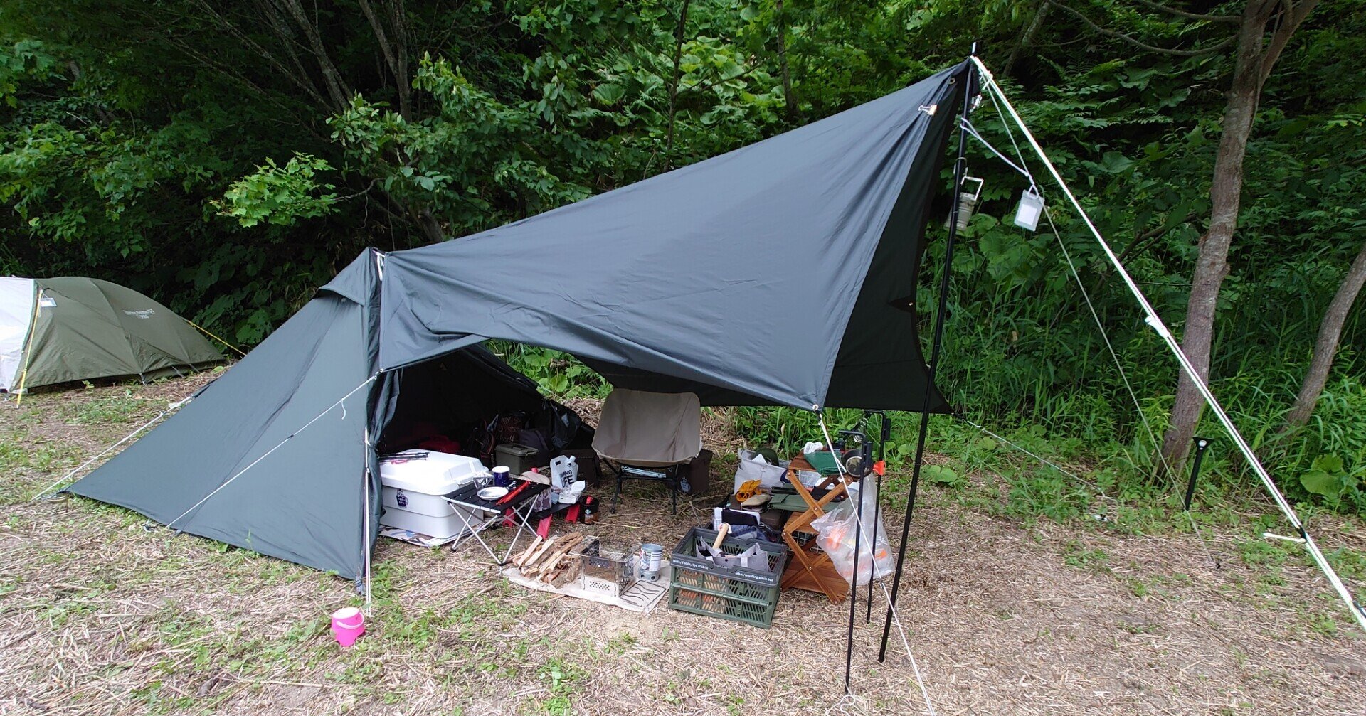 ソロキャンプ、デビューを果たす②｜うえこ