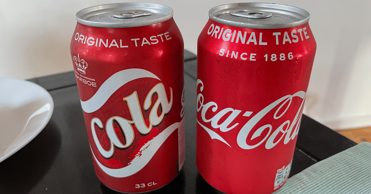 デンマークのオリジナルコーラを本家と比べた話 ひぐち デンマークで仕事中 Note