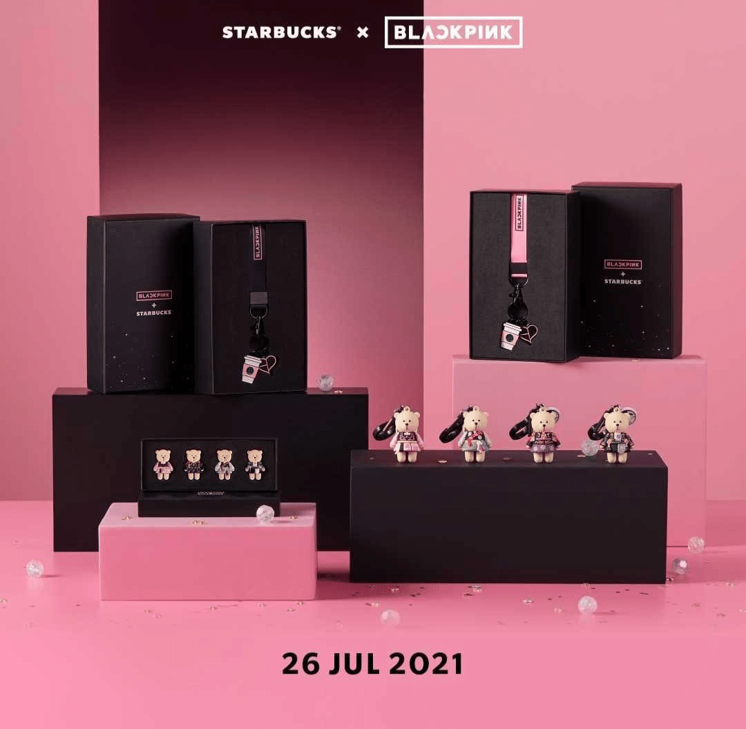 タイ限定】スタバ×BLACKPINK ベアリスタキーチェーン Lisa - おもちゃ