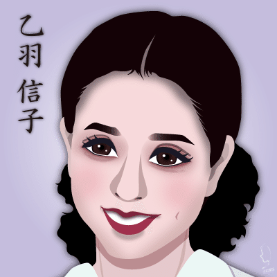 日本の大女優 乙羽信子 さんのイラスト 輝っち Note