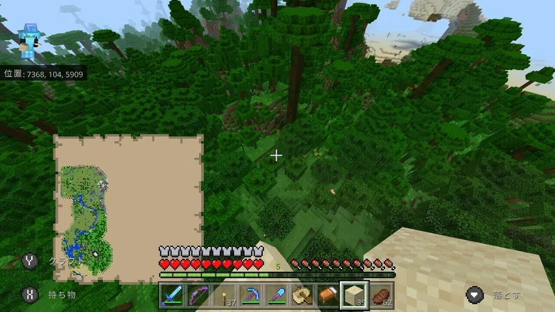 マイクラ日記 12 レアバイオームへの旅 ぽんぽん Note