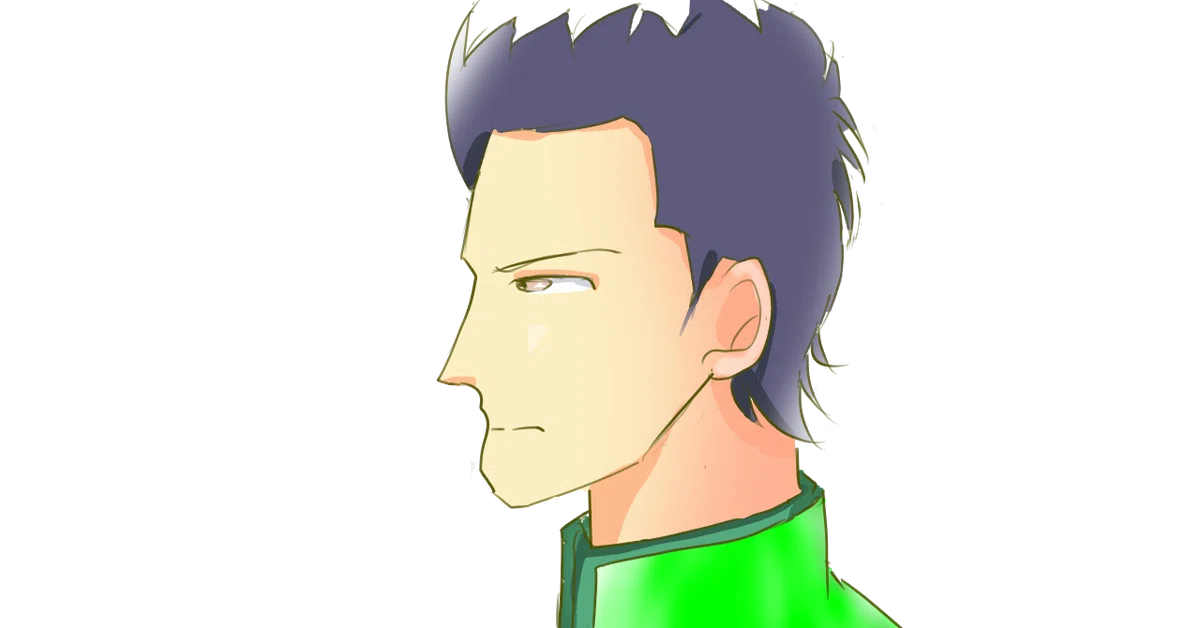 オクダ横顔前目む