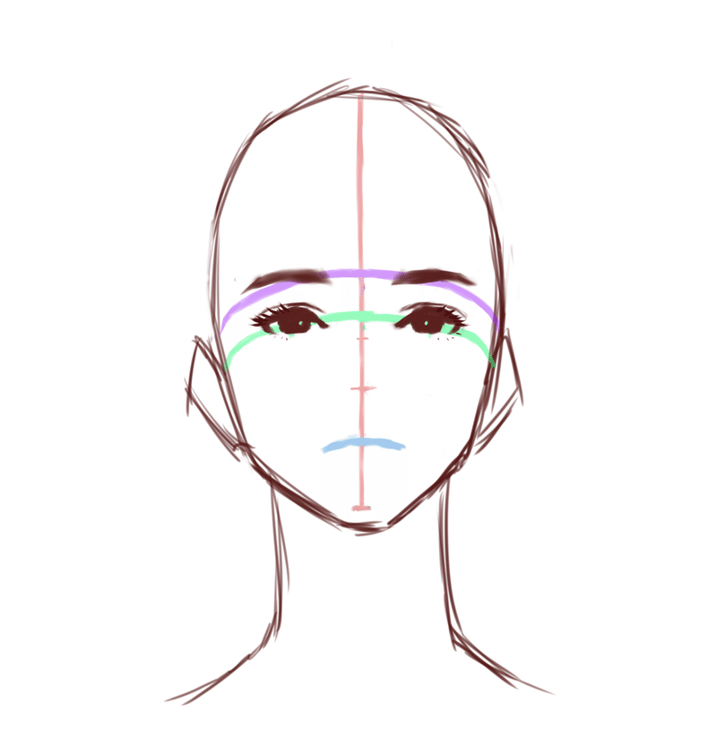 顔の絵最難関 アオリアングルの顔の描き方 マエコ Note 顔の絵最難関 アオリアングルの顔の描き方 マエコ Note