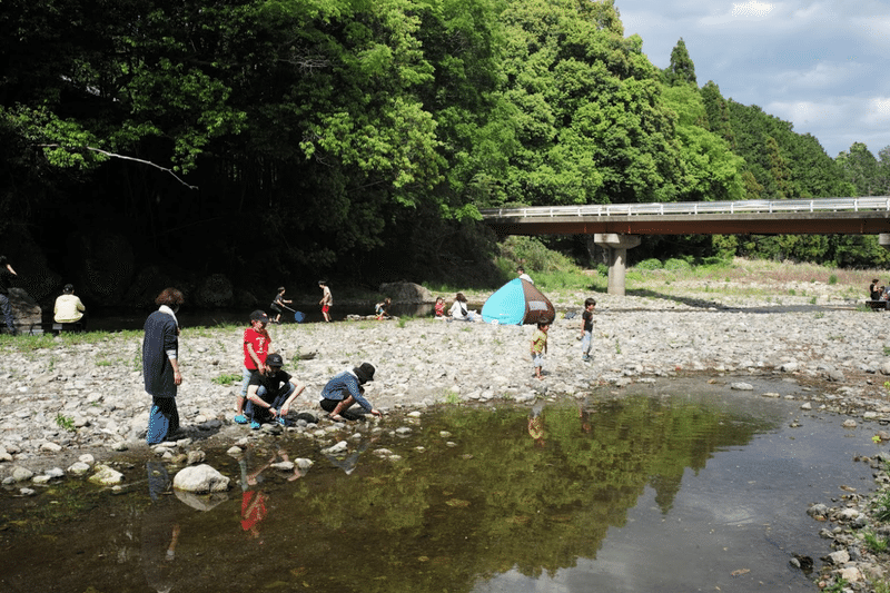 高麗川を行く 清流橋 Tanakaji 学ぶ 働く 遊ぶ Note